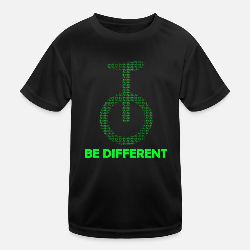 Be Different as Unicycle Fan Unicycle Unicycle Kids Functional T-Shirt