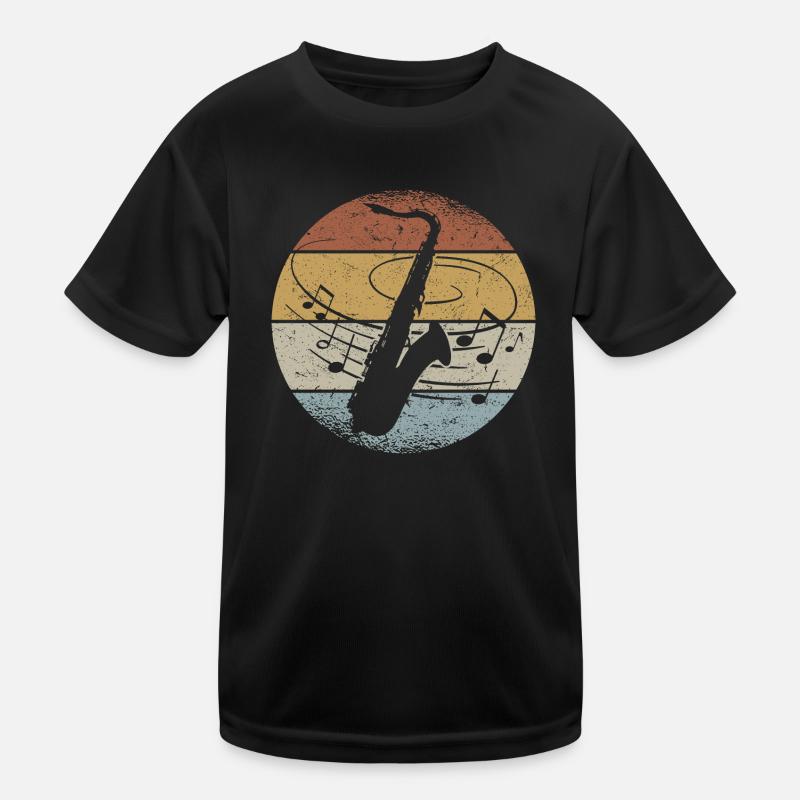 Saxophone Saxophonist Orchestra Musicians Wind music Kids Functional T-Shirt