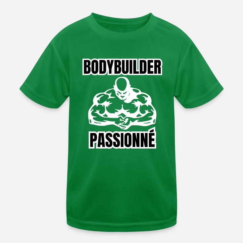 bodybuilder passionné T-shirt sport Enfant