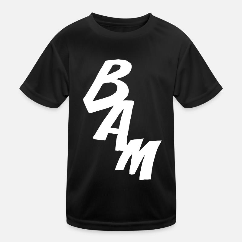 BAM - Comic-Style Kinder Funktions-T-Shirt