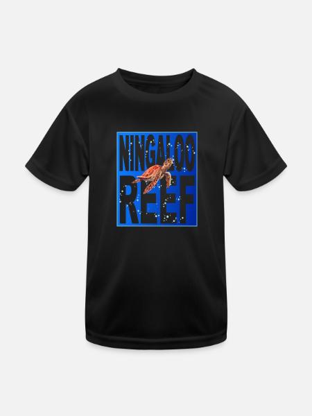 Ningaloo Reef - Australia - Kids Functional T-Shirt - black - Front