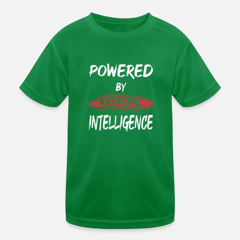 POWERED BY ARTIFICIAL INTELLIGENCE Kids Functional T-Shirt