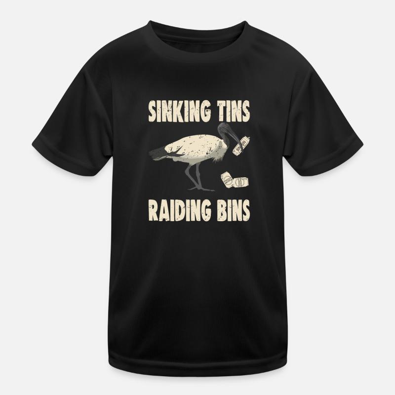 SINKING TINS RAIDING BINS Kids Functional T-Shirt