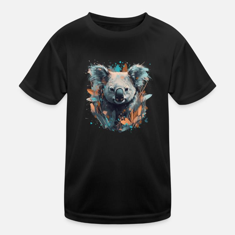 Koala Ours dans les eucalyptus T-shirt sport Enfant