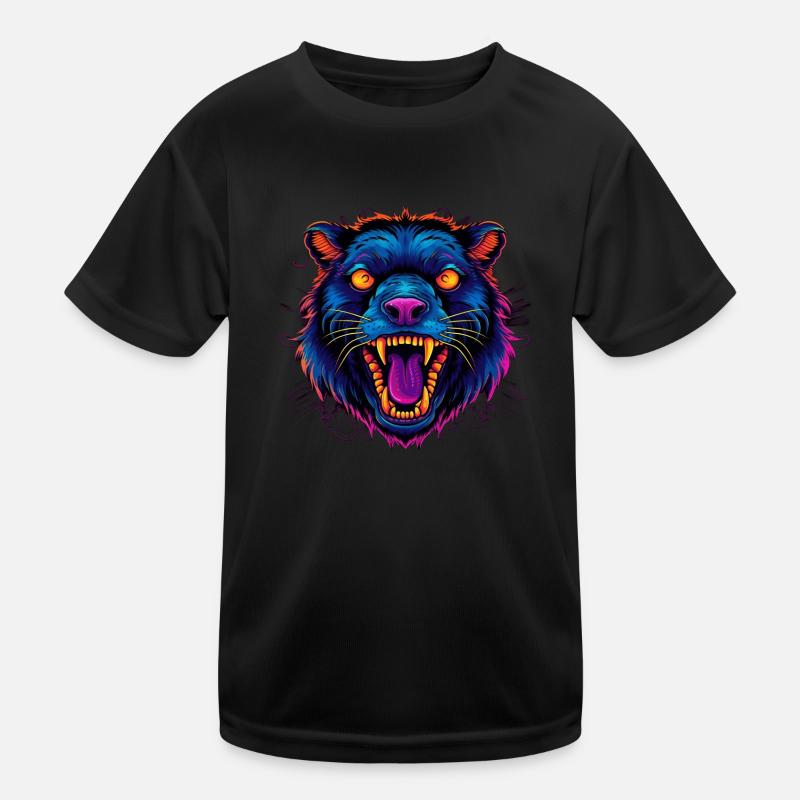 Schreiendes Tier Kinder Funktions-T-Shirt