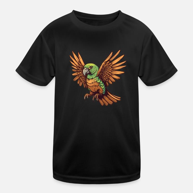 Neuseeländischer Kea Kinder Funktions-T-Shirt
