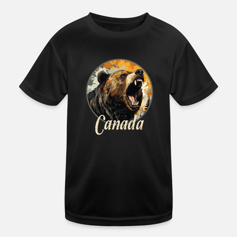 CANADA Kinder Funktions-T-Shirt