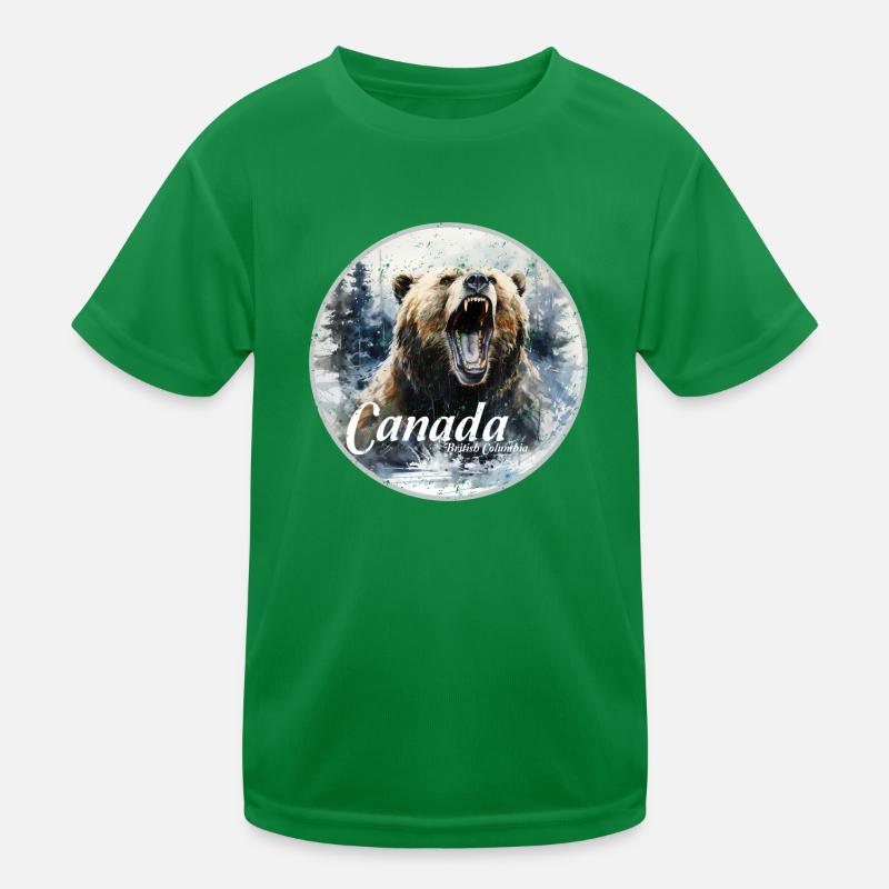 Canada Colombie-Britannique T-shirt sport Enfant