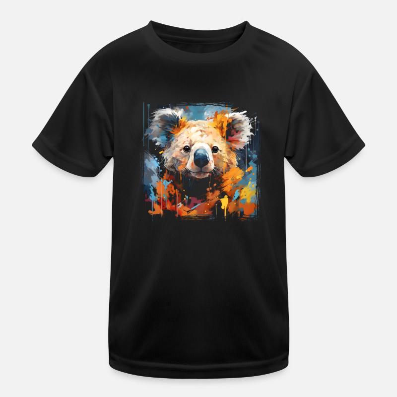 Graffiti Koala Kinder Funktions-T-Shirt
