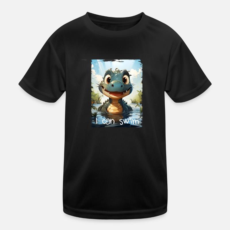 I can swim Kinder Funktions-T-Shirt