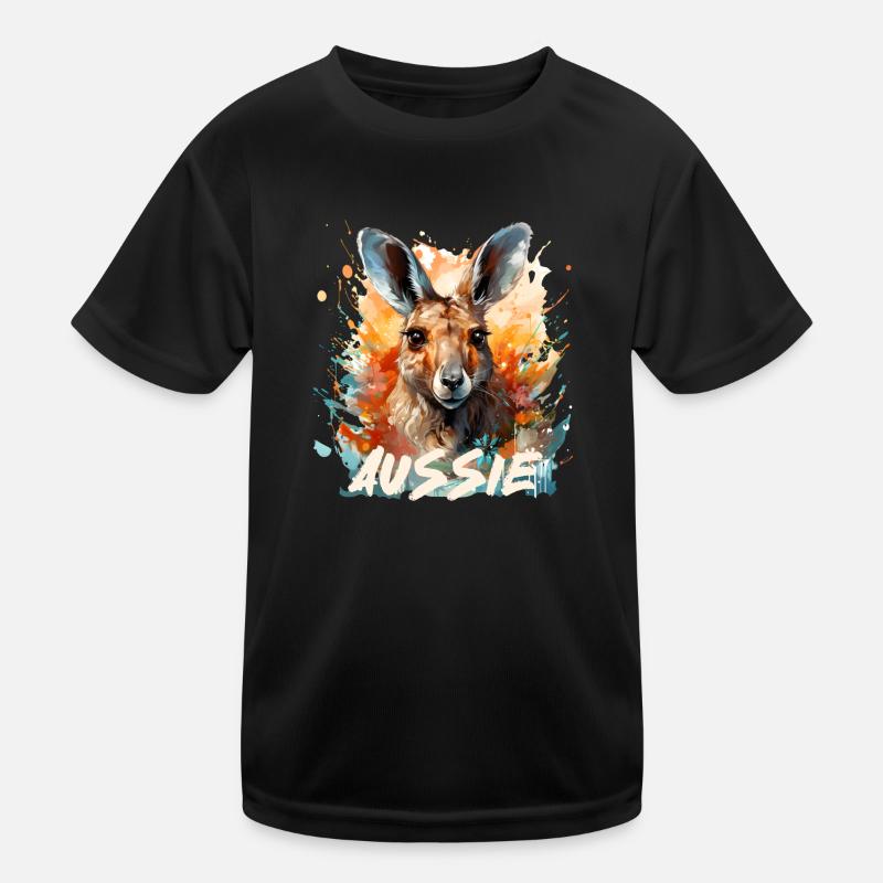 Aussie Kinder Funktions-T-Shirt