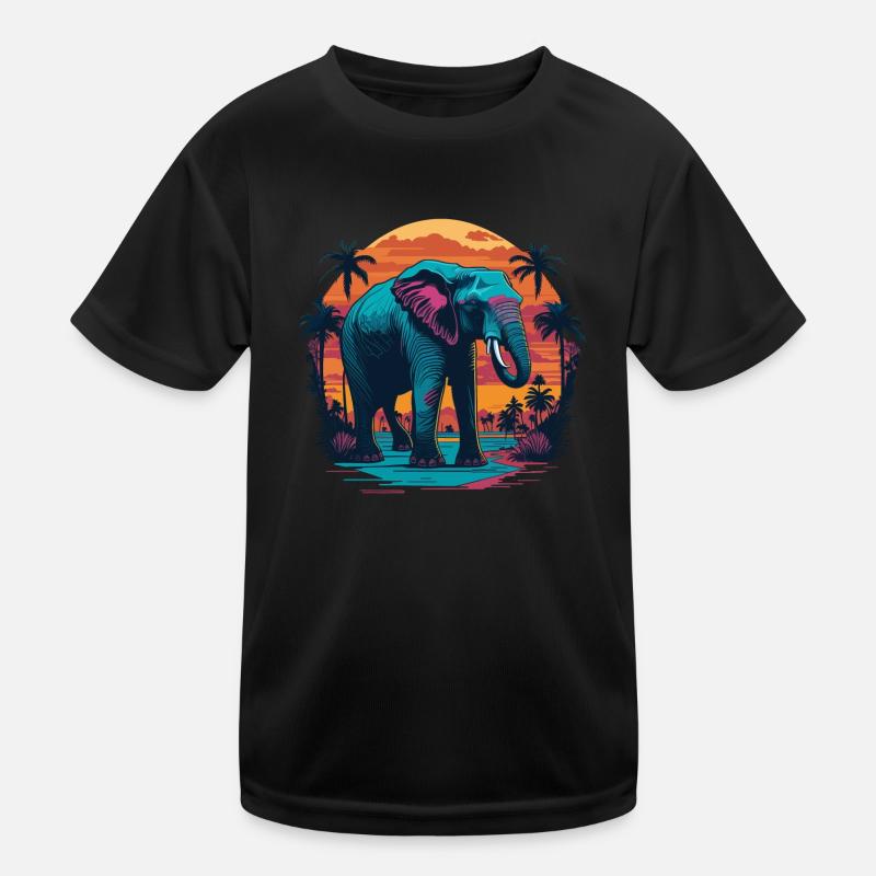 Éléphant T-shirt sport Enfant