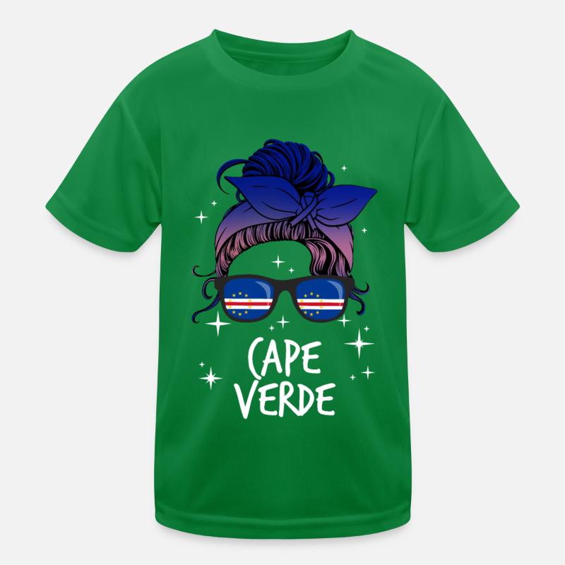 Cap Vert T-shirt sport Enfant