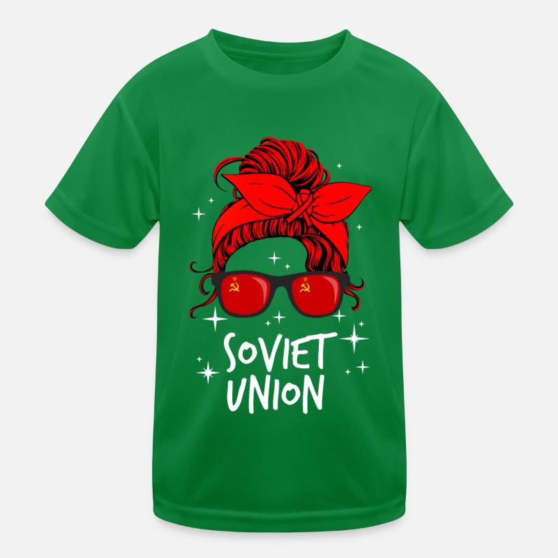 Soviet Union Kids Functional T-Shirt