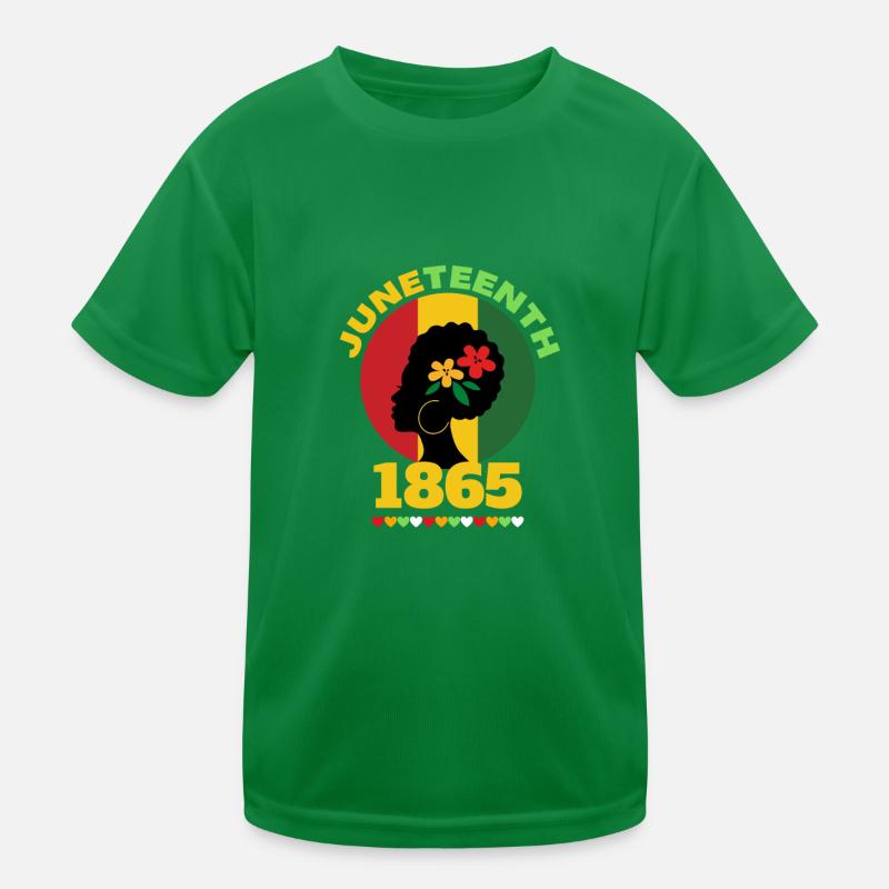 Juneteenth Is My Independence Day-Juneteenth 1865 Kids Functional T-Shirt