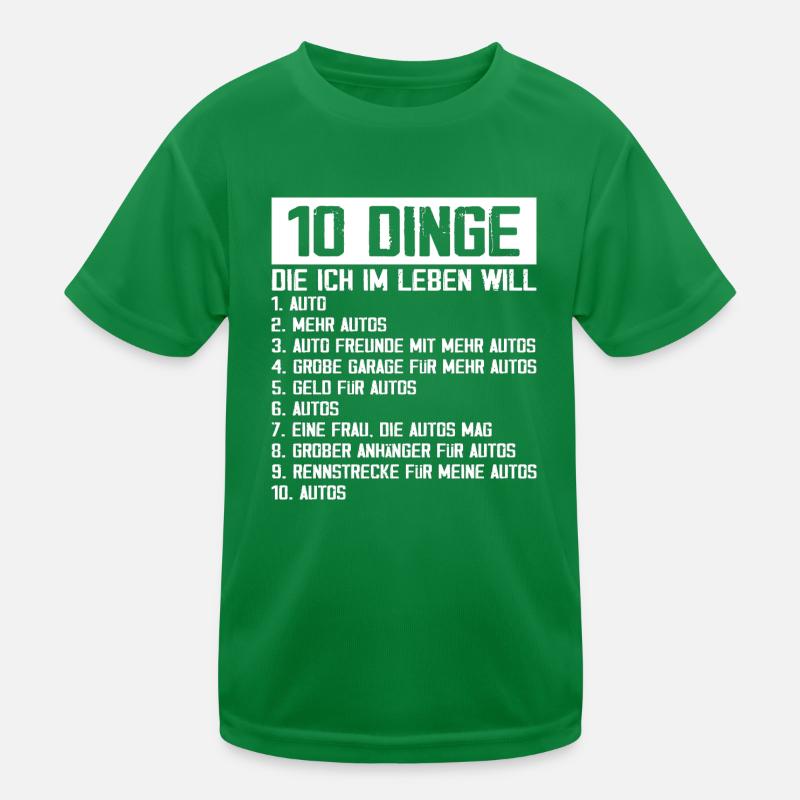 Auto Tuning Schrauber Kinder Funktions-T-Shirt