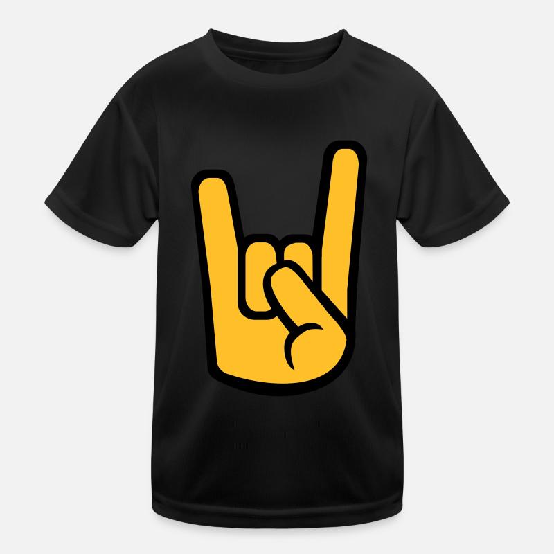 Metal Kinder Funktions-T-Shirt