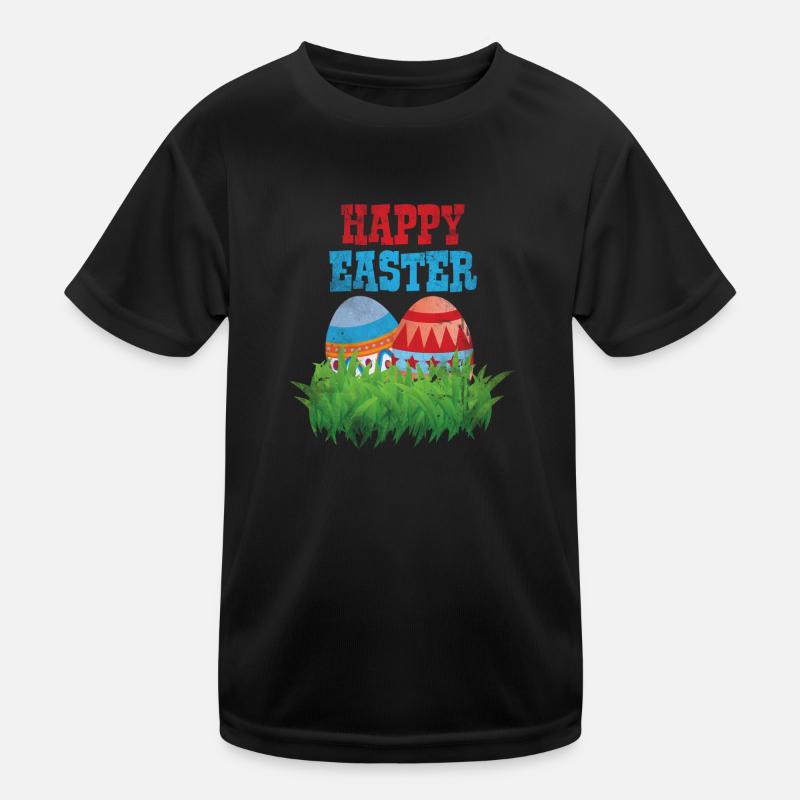 Easter Easter Eggs Easter Bunny Jesus Easter Christian Kids Functional T-Shirt
