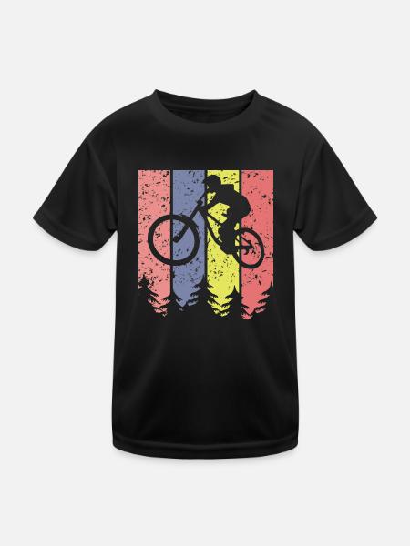 Road bikes, bikes, bikes, bikes, bikes, bikes, - Kids Functional T-Shirt - black - Front