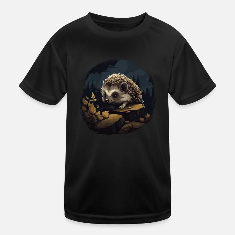 Hedgehog Hedgehog Baby Animal Forest Nature Kids Functional T-Shirt