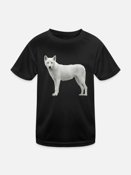 Wolf - Kids Functional T-Shirt - black