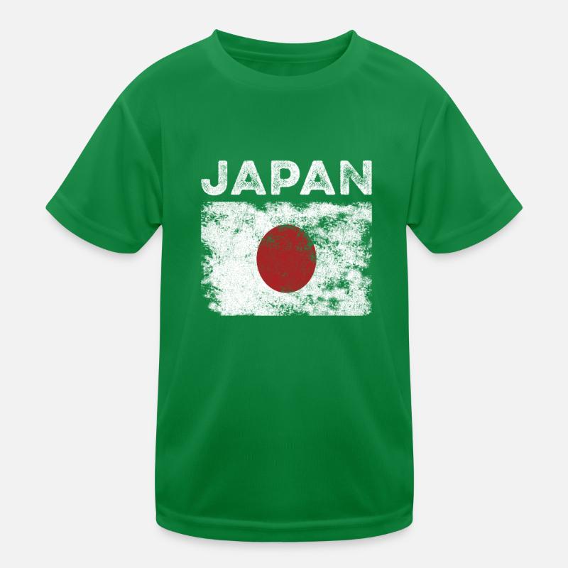 Drapeau japonais en détresse - Drapeau japonais T-shirt sport Enfant