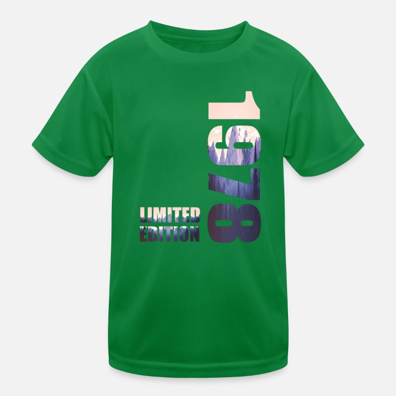 1978. Limited Edition T-Shirt Birthday Idea Kids Functional T-Shirt