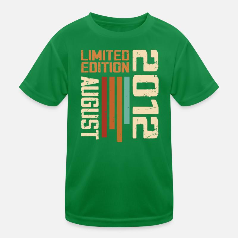 August 2012 Geburtstagsgeschenk August 2012 August Kinder Funktions-T-Shirt