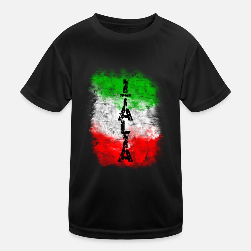 italia Kinder Funktions-T-Shirt