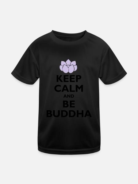 be buddha - Kids Functional T-Shirt - black
