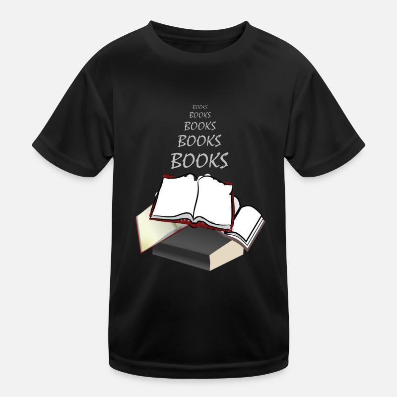 Books books Kids Functional T-Shirt