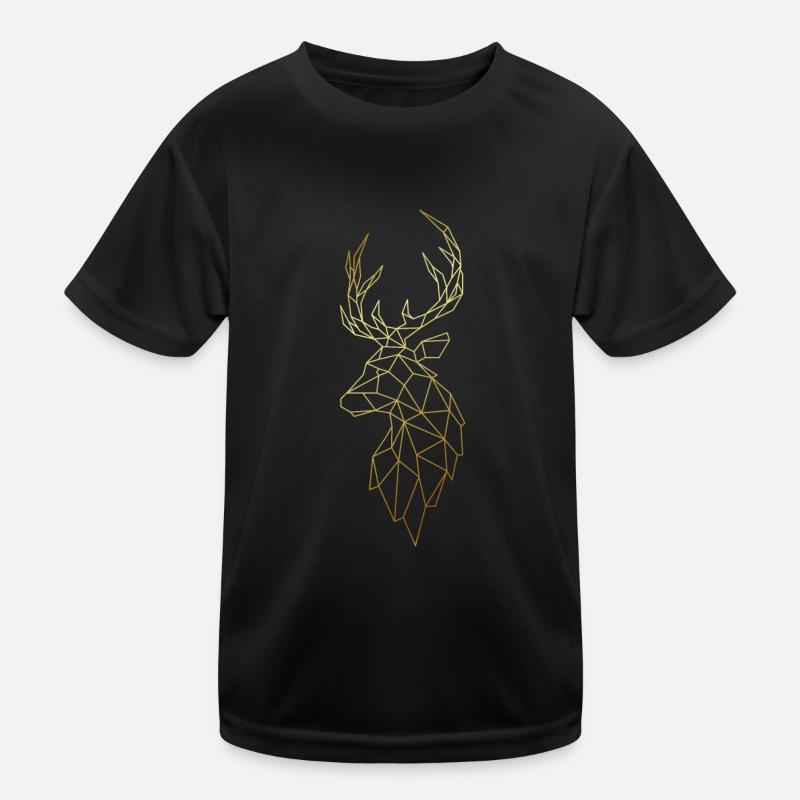 Deer head Kids Functional T-Shirt