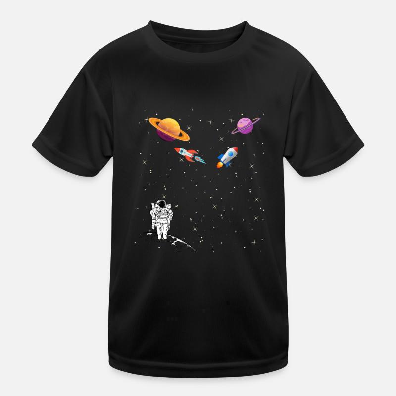 Space Space Rockets Space Astronaut Kids Functional T-Shirt