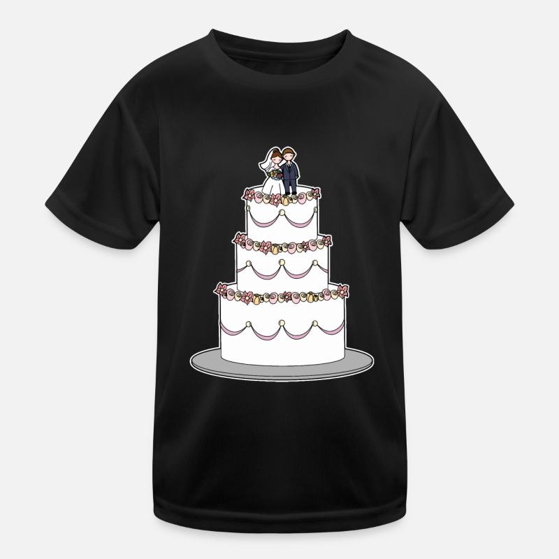 Hochzeitstorte Kinder Funktions-T-Shirt