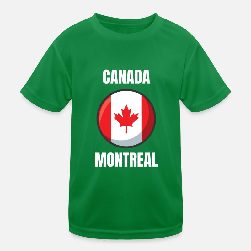 Montreal Canada Geschenkidee Kinder Funktions-T-Shirt
