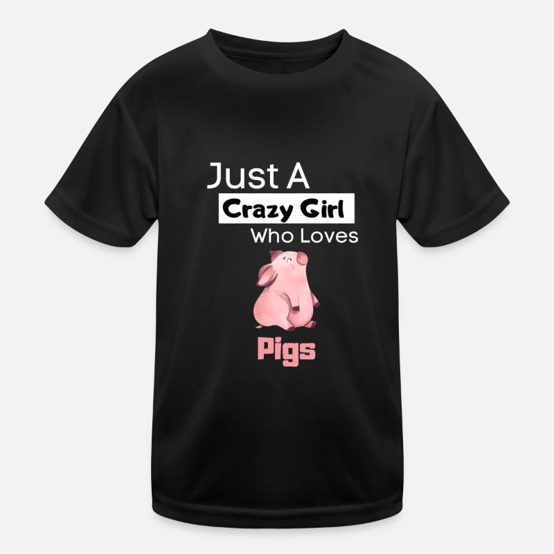 Pig Kids Functional T-Shirt