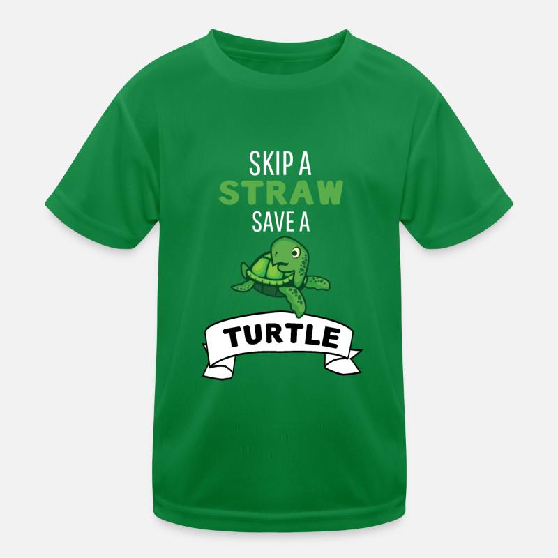 Ozean Tier Geschenk Rette eine Schildkröte Kinder Funktions-T-Shirt