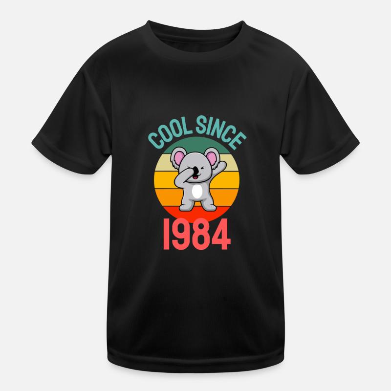 Cool seit 1984 Retro Dabbing Koala 38. Geburtstag Kinder Funktions-T-Shirt