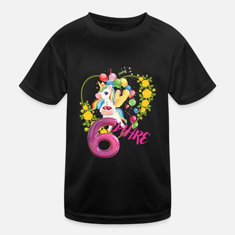 Sixth birthday Kids Functional T-Shirt