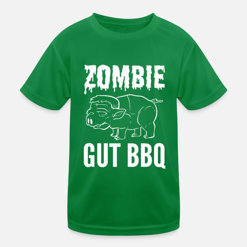 Zombie Gut BBQ Meataran Gift Kids Functional T-Shirt