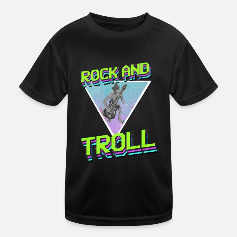 Rock and troll Kids Functional T-Shirt