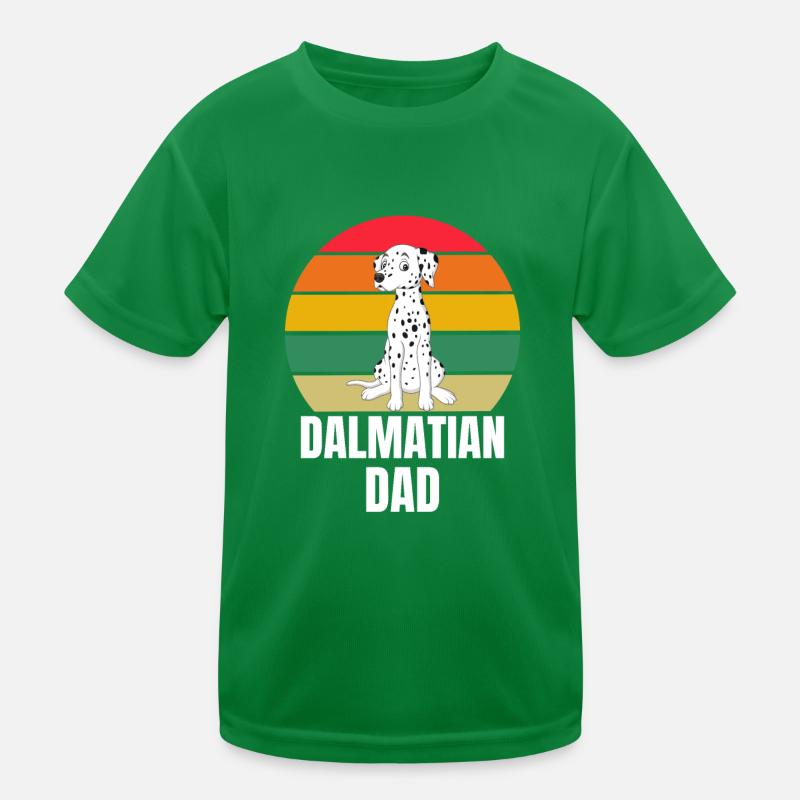 Chiens de compagnie Papa Propriétaire de chien Rétro Dalmatien T-shirt sport Enfant