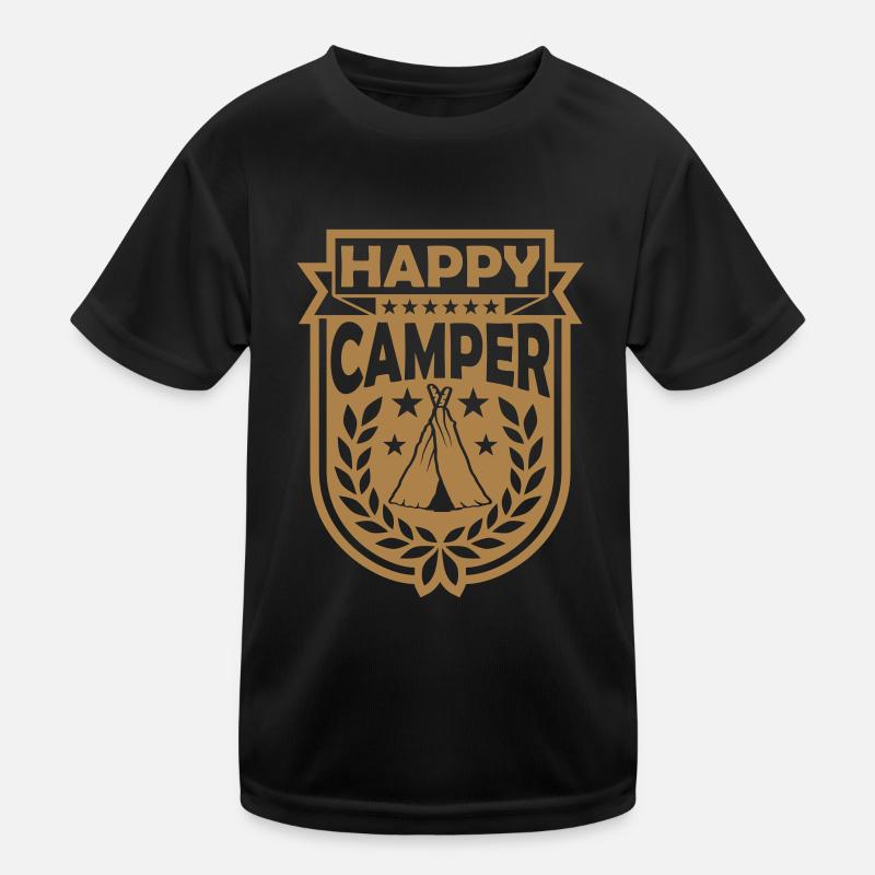 Logo de l’excursion Happy Camper T-shirt sport Enfant