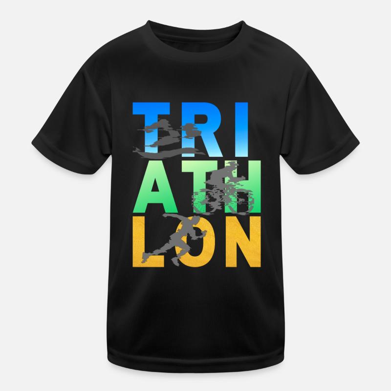 TRI ATH LON Kinder Funktions-T-Shirt