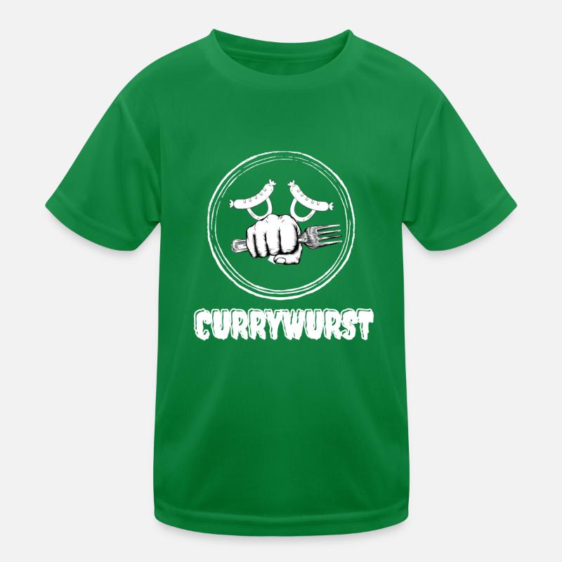 Journée currywurst. T-shirt sport Enfant