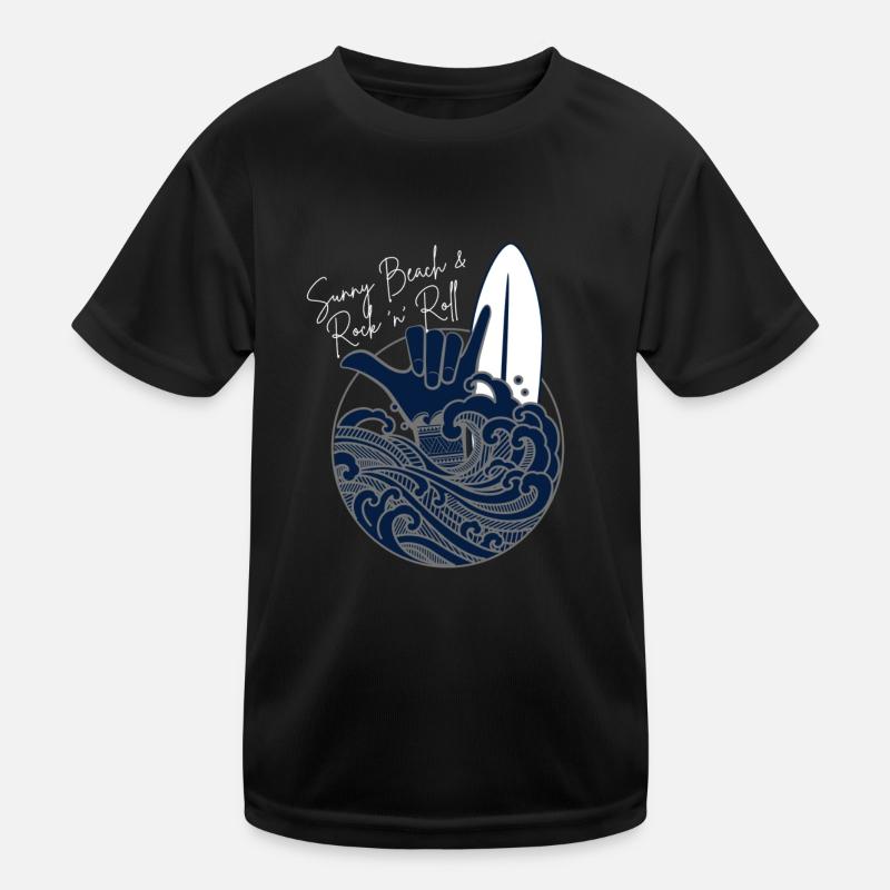 Sunny Beach Rock n Roll - OCENBLUE COLLECTION Kinder Funktions-T-Shirt