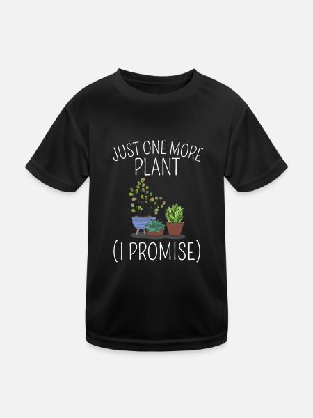 Garden Funny Gift Garden Plant Gardener - Kids Functional T-Shirt - black - Front