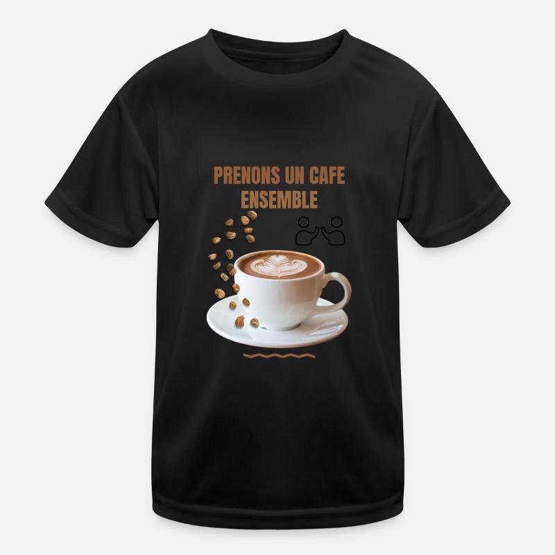 Prenons un café ensemble T-shirt sport Enfant