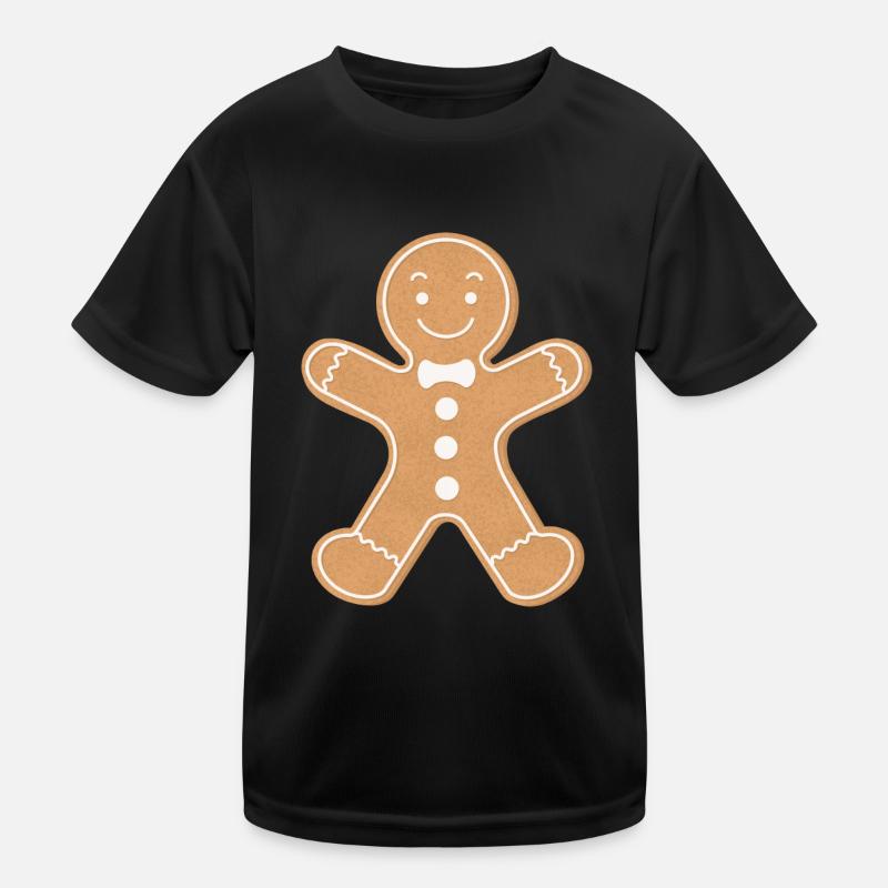 gingerbread man Kids Functional T-Shirt