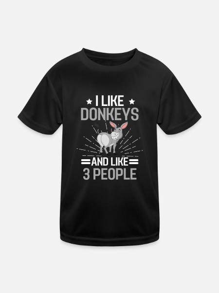 Cadeau drôle d’éleveur d’animaux de ferme - T-shirt sport Enfant - noir - Devant